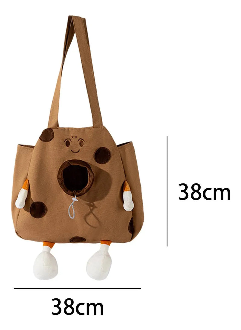 Bolsa de Transporte para Pets – Modelo Cookie com Alça de Ombro