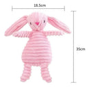 Brinquedo de Pelúcia Coelhinho Rosa para Pets – Macio, Resistente e com Apito