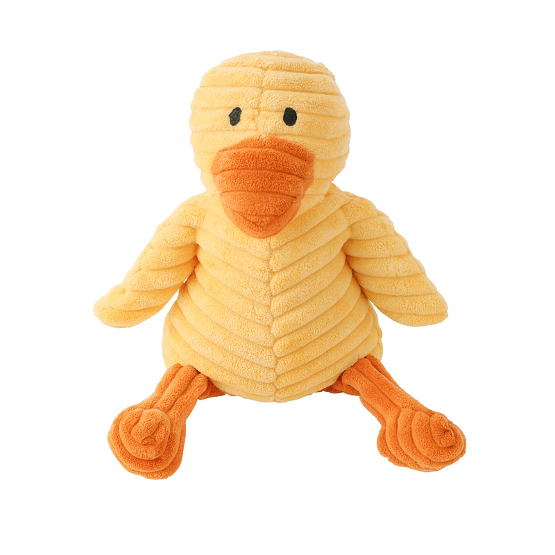 Brinquedo de Pelúcia Patinho Amarelo para Pets – Macio, Resistente e com Apito