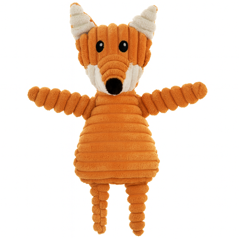Brinquedo de Pelúcia Raposa para Pets – Macio, Resistente e com Apito