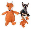 Brinquedo de Pelúcia Raposa para Pets – Macio, Resistente e com Apito