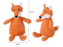 Brinquedo de Pelúcia Raposa para Pets – Macio, Resistente e com Apito