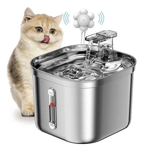 Bebedouro Automático Inox para Pets – Capacidade 2,2L